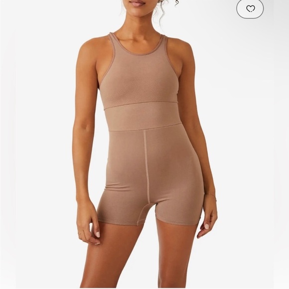 Free People Movement Every Single Time Runsie in Moonrock Size M/L - Picture 3 of 11